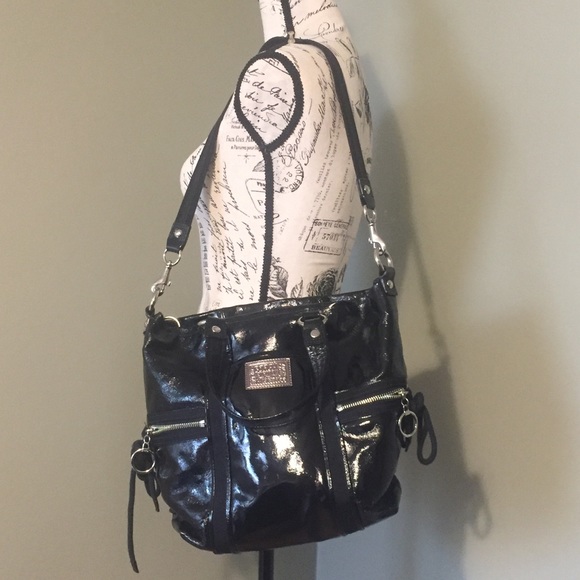 Coach Patent Poppy large bag - Picture 2 of 8